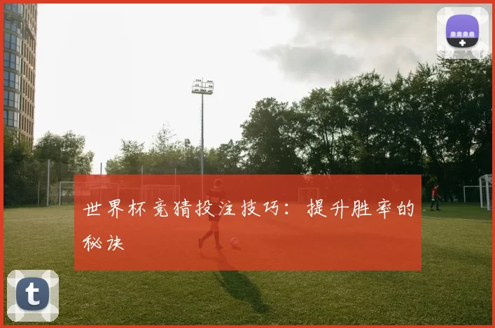 世界杯竞猜投注技巧:提升胜率的秘诀
