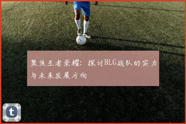 聚焦王者荣耀：探讨BLG战队的实力与未来发展方向
